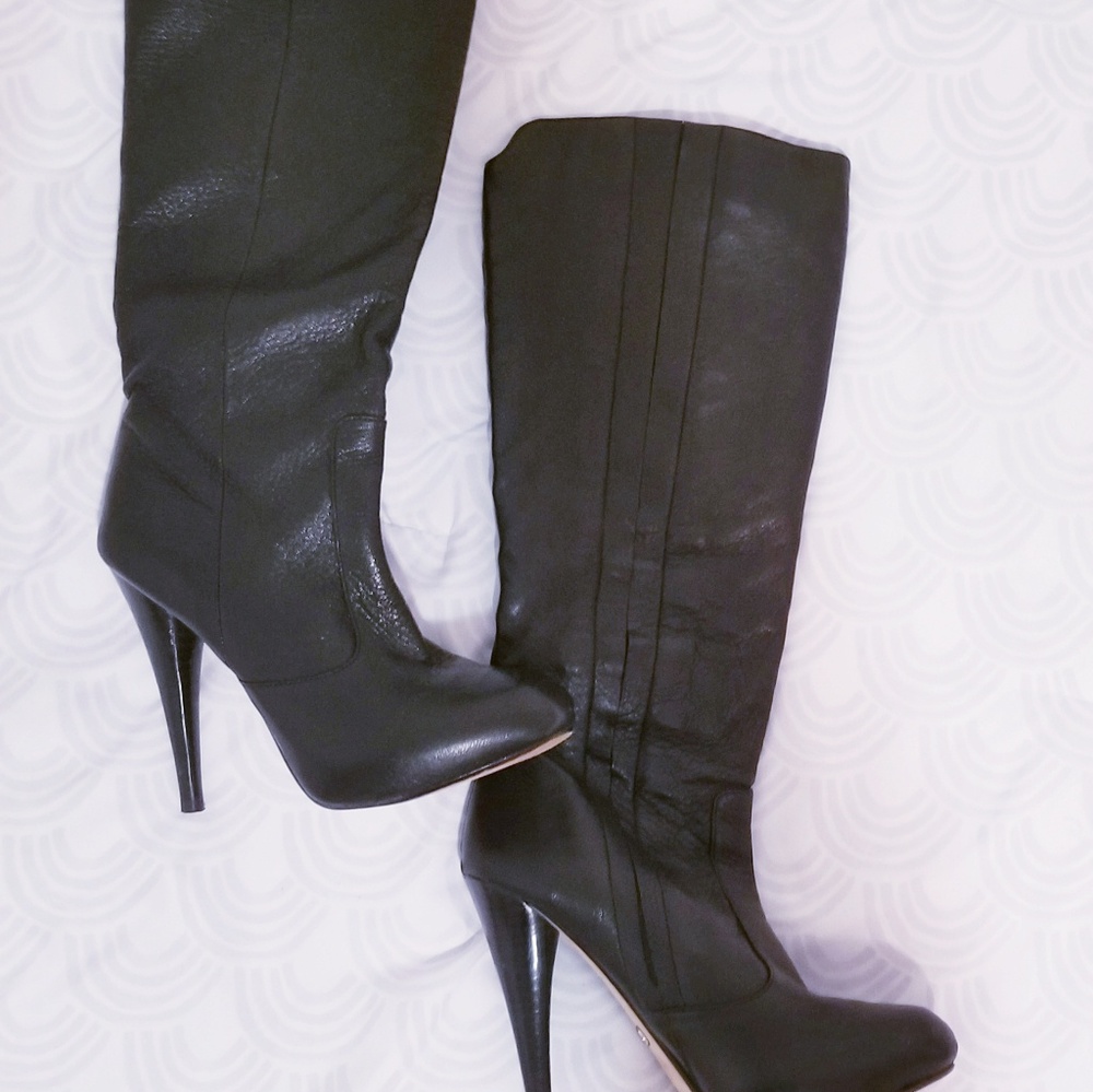 Velvet Angels Lambskin Knee boots